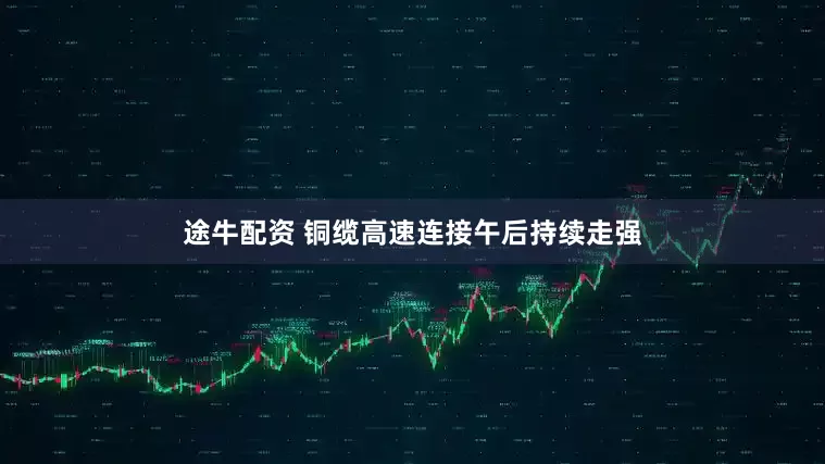 途牛配资 铜缆高速连接午后持续走强